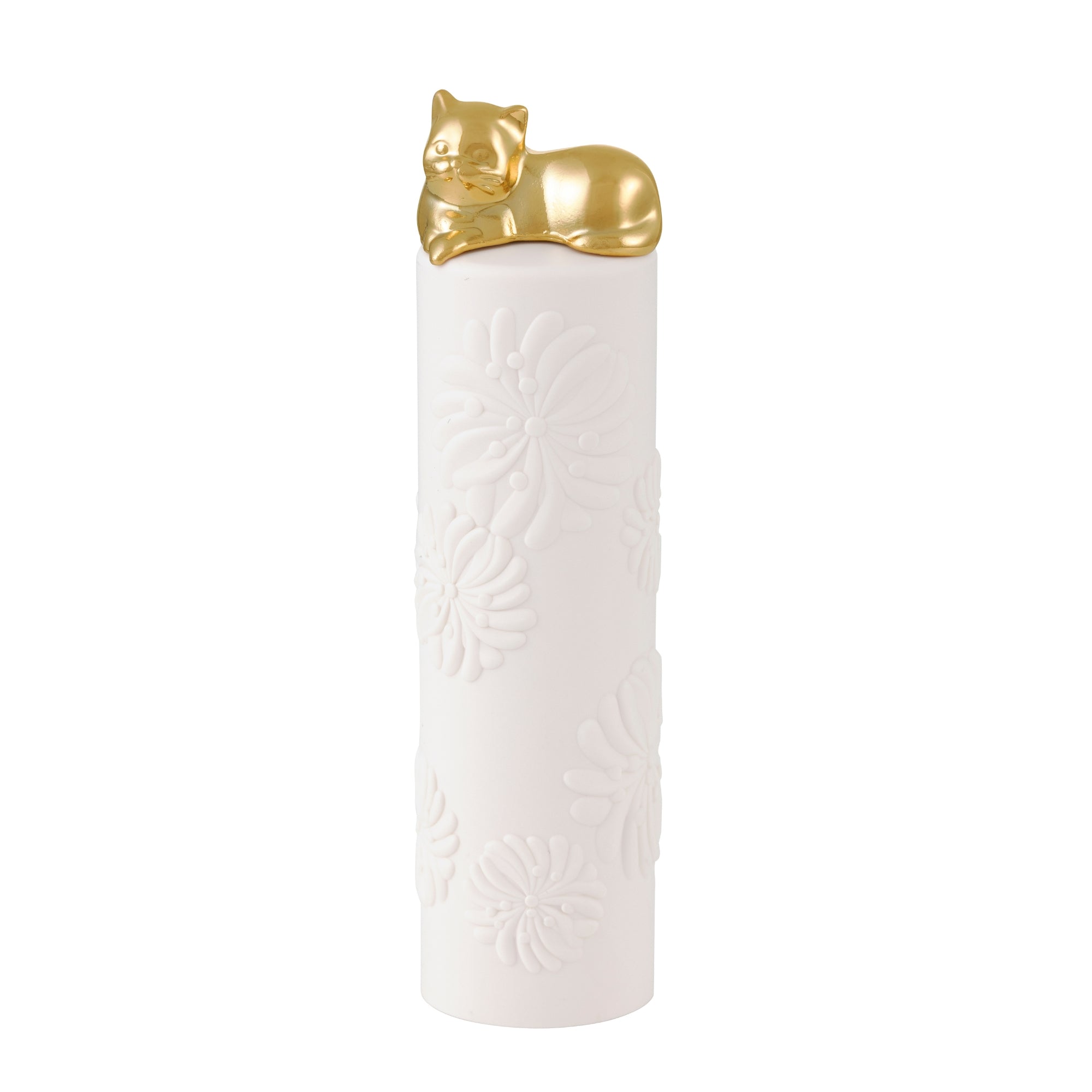 Lipstick Case Limited R White with Gold Cat (Case only)